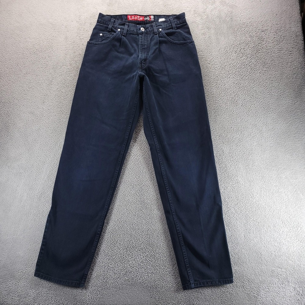 Levi's Jeans Mens 32 Black SilverTab Loose Tapered 549 Vintage 90s USA